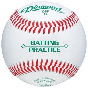 Douzaine De Balles De Baseball Diamond D-OB - Cuir Blanc, Cœur Liège, Récréatif