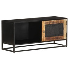 Mobile Porta TV 90x30x40 cm in Legno di Mango Grezzo vidaXL