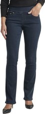 JAG JEANS WOMEN'S PALEY MID RISE BOOTCUT PULL-ON JEANS - SIZE: 16X33 - MIDNIGHT