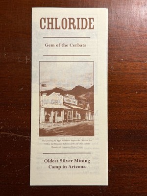 Chloride Gem of the Cerbats Oldest Silver Mining Camp in Arizona Brochure