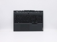 Lenovo Legion 5 15IMH05H Cover Handauflage Touchpad Tastatur Nordisch Grau