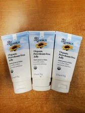 3 Pack Sky Organics Organic Petroleum-Free Jelly Soothes 2.5 oz. ea. (1806) R5P4