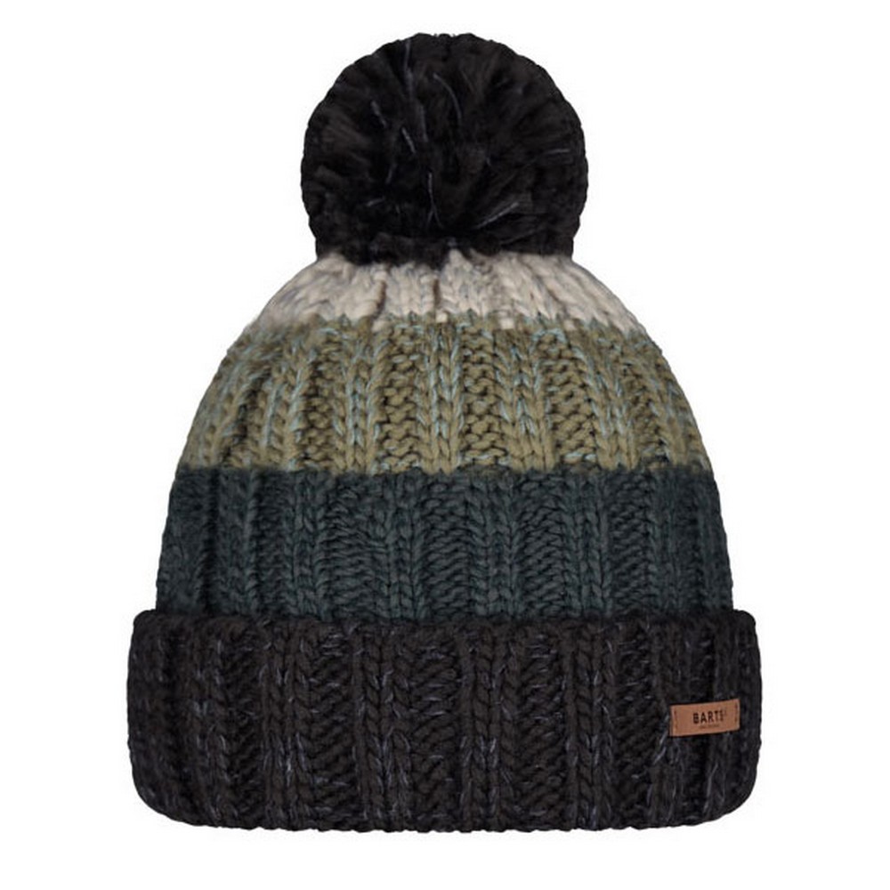 Barts Men's Green Wilhelm Knit Hat With Cuff By - Image 3