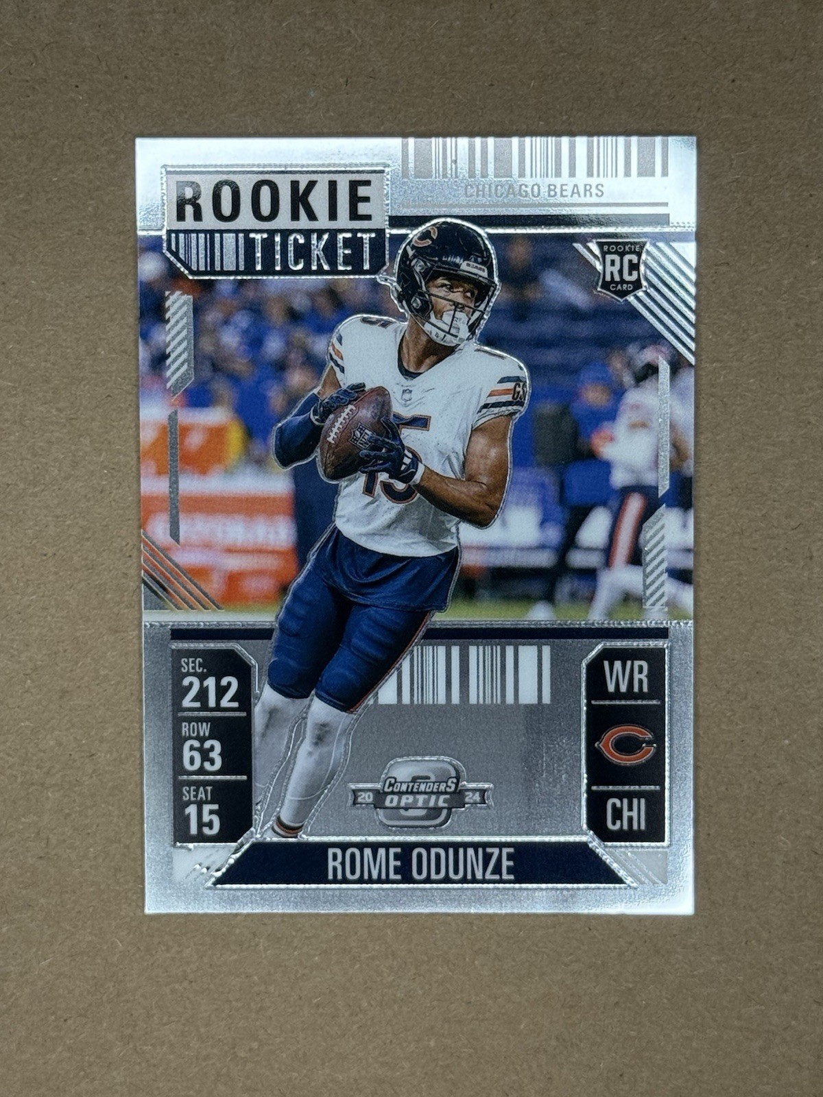 2024 Panini Contenders Optic - Rookie Ticket Rome Odunze #94 (RC)
