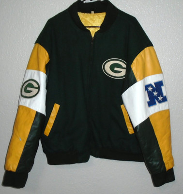 vintage 1990s Green Bay Packers NFL varsity bomber Jacket XL