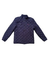 Youth XL 18-20 Polo Ralph Lauren Quilted Puffer Jacket Navy Blue Red Pony Coat