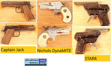 3 Vintage  Toy Cap Guns   As Depicted