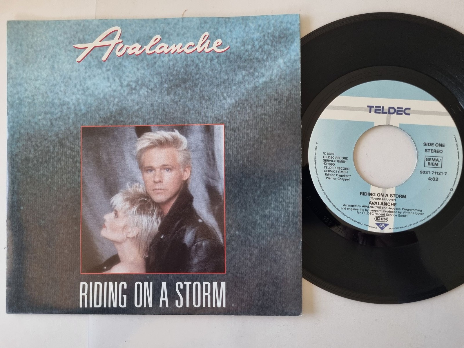 Avalanche - Riding On A Storm 7'' Vinyl Germany