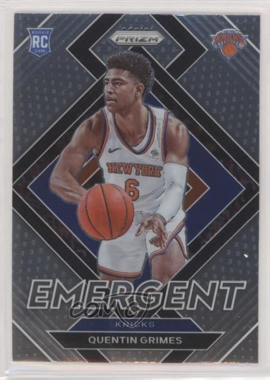 2021-22 Panini Prizm Emergent Quentin Grimes #19 Rookie RC 0r4z