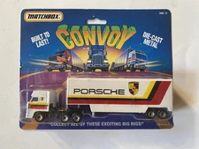 Matchbox Convoy CY-100 Porsche Semi Truck and Trailer 1991