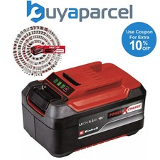 Einhell 5.2Ah PLUS 18V Battery Power X-Change Rechargeable Dust Resistant LED