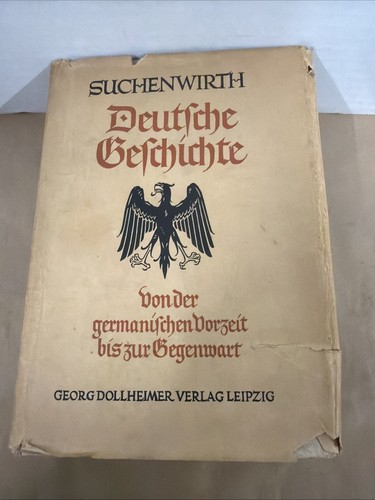 WWII German History Book SS Totenkopf Oberbayern Dachau Library Provenance