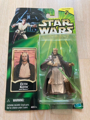 Star Wars Hasbro Power of the Jedi Collection+ Eeth Koth Jedi Master + NEU  MOC 
