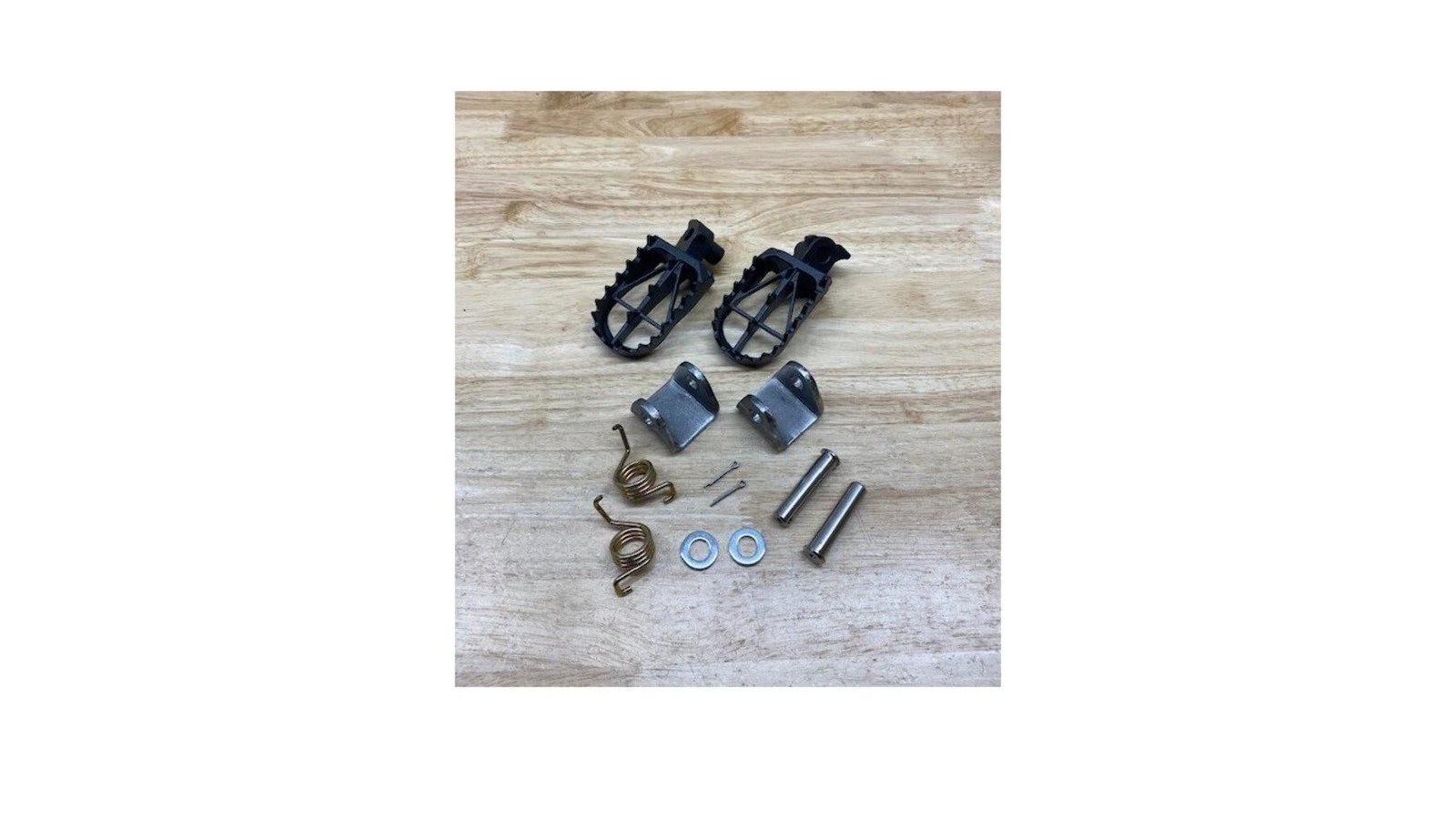 Kawasaki KLX140 KLX 140  MX Complete Weld-On Peg Upgrade Kit Foot Pegs Mount