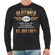 Herren Pullover DDR Oldtimer Alt aber läuft IFA NVA Ostalgie geboren S - 5XL