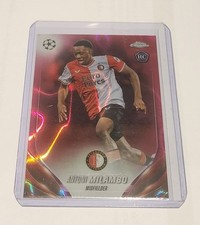 23/24 Topps Chrome UEFA Club Competitions Soccer Pink Lava Antoni Milambo