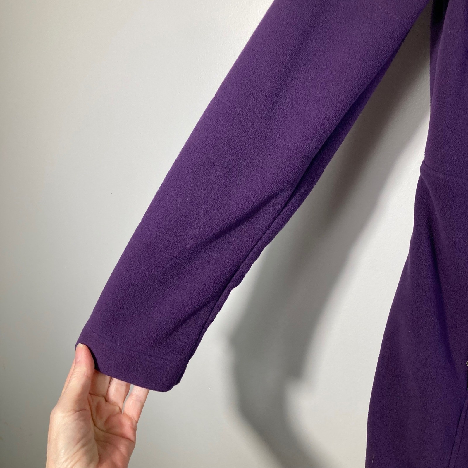 Athleta Double Breasted Switchback Jacket Purple … - image 5