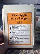 Merle Haggard and The Strangers 8 Track Cartridge