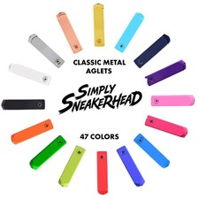 CLASSIC METAL AGLETS LACE TIPS FOR ALL SHOES AWESOME SCREW ON HOODIES SHORT TIP
