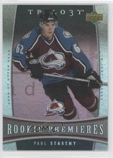 2006-07 Upper Deck Trilogy Premieres 637/999 Paul Stastny #108 Rookie RC 0m0