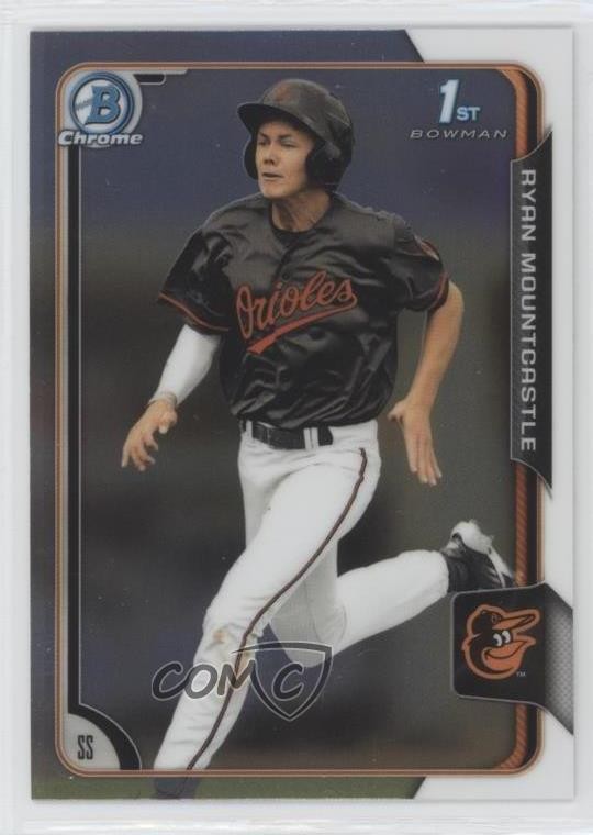 2015 Bowman Draft Chrome Ryan Mountcastle #80 00jz