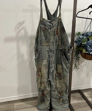 Magnolia Pearl Floral Benjamin Wide Leg Denim Overalls OS item B12.1
