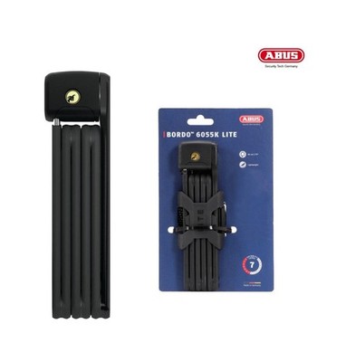 ABUS Faltbares Vorhängeschloss BORDO LITE 6055K/85 SR LEVEL 7
