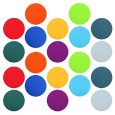 40 Pcs Circle Spot Markers Classroom Floor Carpet Spots for Sitting Dots