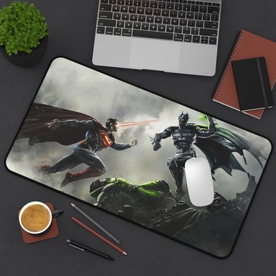 Batman vs Superman Gaming Desk Mat | Non-Slip Mouse Pad