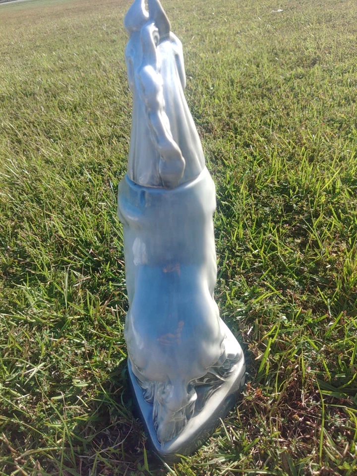 Jarra de caballo Jim Beam 1962 vintage gris semental - vacía Foto 2 de 4