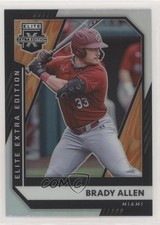 2021 Panini Elite Extra Edition Optic Holo Brady Allen #149 0l0m