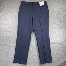 UNIQLO Ultra Light Pleated Trouser Pants Women's XXL 36x 31 Navy Blue Travel NWT