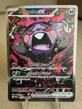 Morpeko EX Pitch Gioco di Carte Pokemon Nero TCG 117/084 NM Inglese