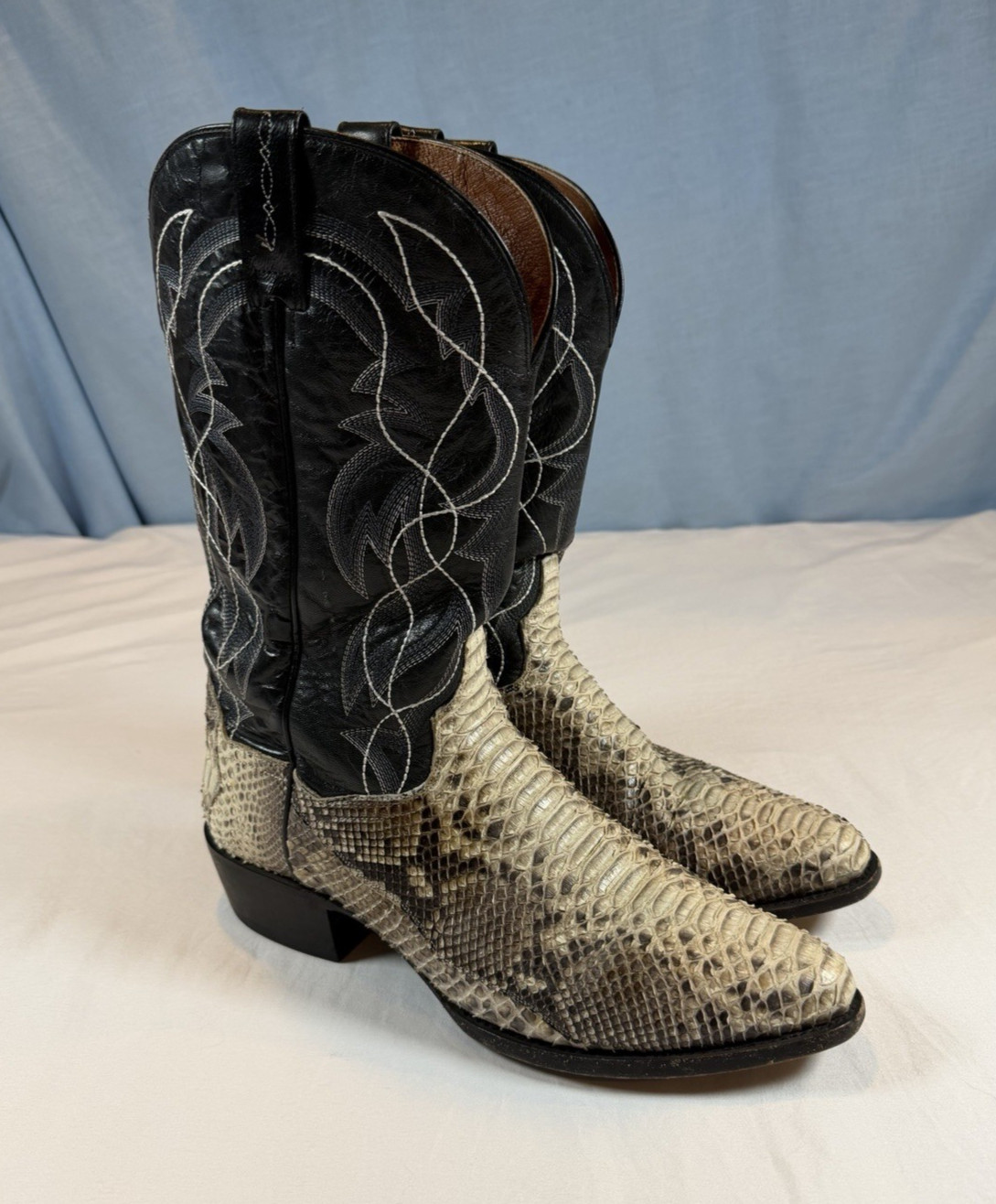 Dan Post Mens 12 Manning Python Cowboy Boots Genu… - image 23