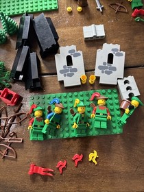 LEGO 6066 Camouflaged Outpost 98% No Manual & 6054 Forestmen's Hideout 95%+
