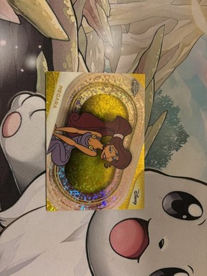 2025 Topps Chrome Disney MEGARA #45 Yellow Mini Diamond Mega Exclusive 