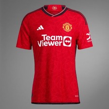 Image of Adidas MUFC Manchester United Home JSY Authentic 2023/24 Football Shirt IN3520