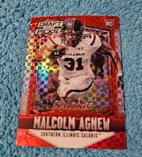 2015 Panini Prizm Draft Picks Rookie Malcolm Agnew S Illinois Red Power #215