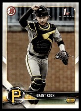 2018 Bowman Draft Grant Koch Pittsburgh Pirates #BD-115