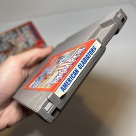 American Gladiators (Nintendo NES) Box Game Reg Card Inserts No Manual Rare