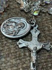 Vintage Crystal Type Beautiful Rosary — photo 5