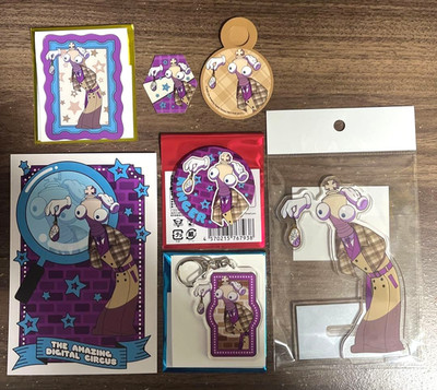 The Amazing Digital Circus Acrylic Stand Kinger Goods Set 7 POP UP Tokyo Tower
