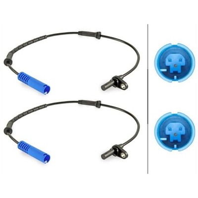 SET-H5712806101-2 Hella Set of 2 ABS Speed Sensors Front Driver & Passenger Pair