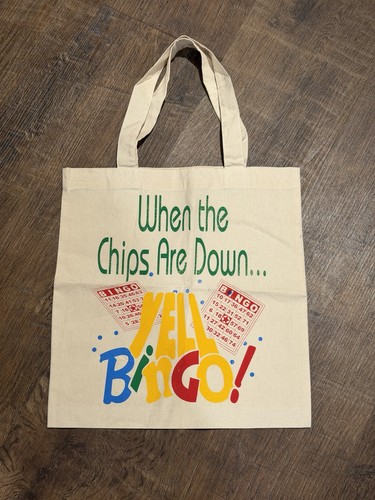 Vintage Bingo Tote Bag BINGO