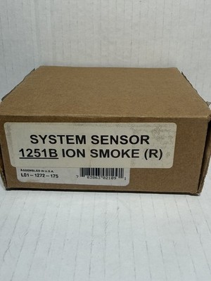 SYSTEM SENSOR 1251B ION / IONIZATION DETECTOR HEAD 