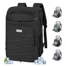 Cooler Backpack Insulated Leak Proof 30 Cans for Men Women,Waterproof Soft Co...