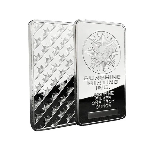 1 oz Sunshine Minting Silver Bar – .999 Fine Sealed Bullion – Troy Ounce
