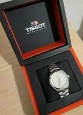 Tissot PR100 34mm Stainless Steel Watch Excellent Condition Box & Papers