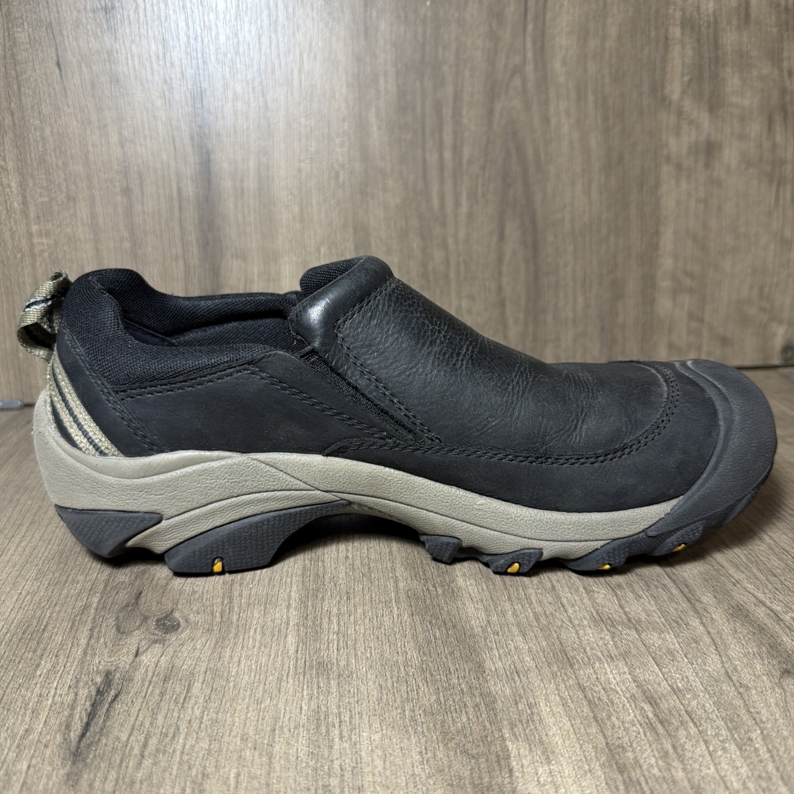 Keen Targhee III Slip On Shoes Black Leather Shoes Mens Sz 8.5 image 5