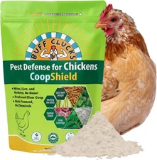 Buff Clucks Dust Bath Herb Blend for Chickens - For Nesting Box and Coop Floor